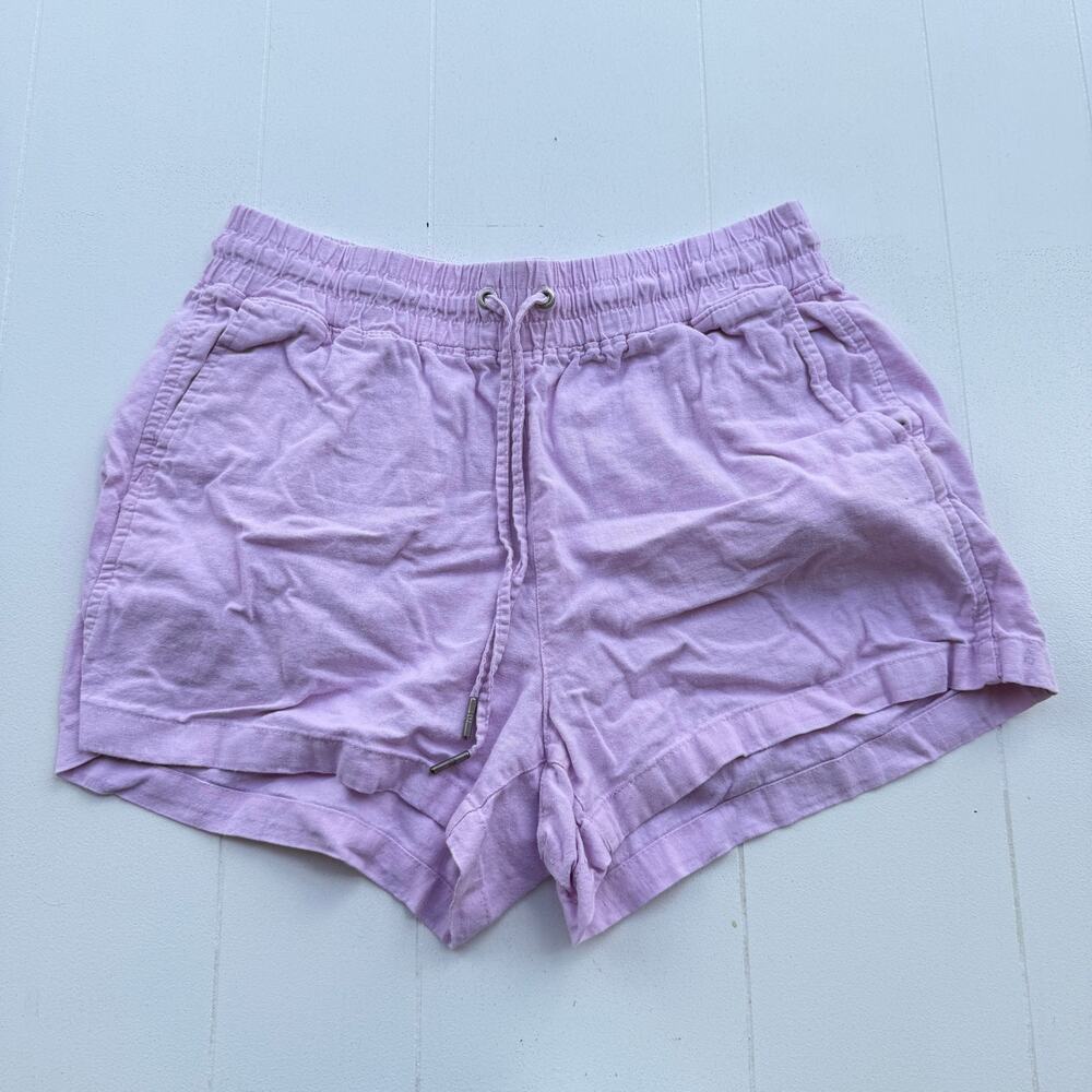 Gap Women’s Size Medium Lavender Purple Linen Rayon Blend Top